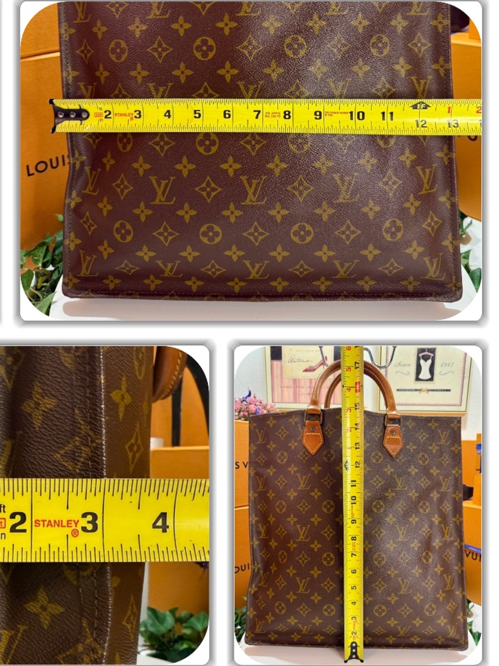 CHIC LOUIS VUITTON MONOGRAM GM TOTE! - Picture 12 of 17